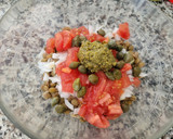 Foto del paso 2 de la receta: Ensalada de lentejas con salsa pesto y queso grana padano