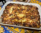 Une image de l'étape 23 de Gratin d'aubergines au porc, tomates et emmental.