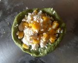 A picture of step 5 of Corn Palak Paneer Paratha.