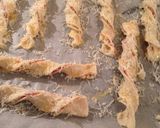 A picture of step 4 of Christmas Parma Ham and Stilton Cheese Straws.