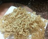 A picture of step 1 of Manchow soup.