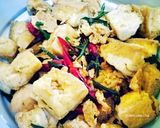 Foto langkah ke 5 dari resep 165). Tahu Cabe Garam (Irisan Daun Jeruk Purut)🍊🍊.