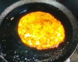 A picture of step 4 of Leftover Poha Chilla with fresh Veggies.