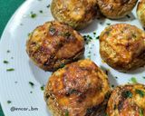 Foto del paso 7 de la receta Champiñones rellenos de sobrasada en airfryer