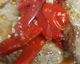 Foto del paso 3 de la receta: Ternera asturiana al ajillo con pimientos