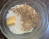 A picture of step 1 of Nadia Bara Tarkari (Coconut dumplings curry).