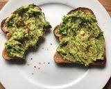 A picture of step 4 of Breakfast Chilli, Avocado, Marmite on Toast.