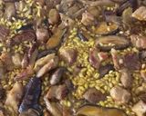Foto del paso 11 de la receta: Arroz con lagarto, setas y foie …. !!!!