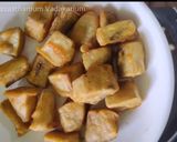 ராகி மெதுவடை பர்கர் வித் வாழைக்காய் பார்பிக்யூ(ragi vada barbeque recipe in tamil) ரெசிபி ஸ்டேப் 8 புகைப்படம்