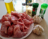 Foto del paso 1 de la receta: Conejo al ajillo