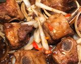 Hình bước làm 2 của món Sườn xào chua ngọt