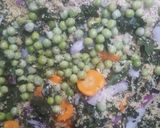 A picture of step 3 of Cous cous grits.