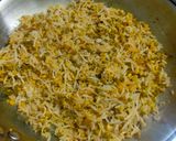 A picture of step 2 of Sprout Moong Pulao.