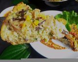 Foto langkah ke 6 dari resep Fuyunghai Triple Mushroom with Saucebean.