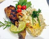 Sajtos, karfiolos rizsköret recept fázis 4 fotója