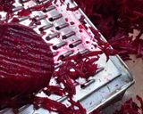 A picture of step 1 of Amla beetroot mukhwas.