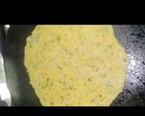 A picture of step 2 of Besan ka paratha.