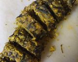 खमंग खुसखुशीत कोथंबिर वडी (kothimbir wadi recipe in marathi) रेसिपी स्टेप 4 फोटो 