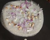 A picture of step 2 of Onion Dosa.