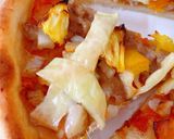 Hình bước làm 4 của món Pizza bò băm dứa