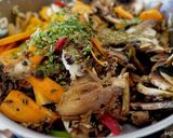 Une image de l'étape 4 de Sauté de dinde aux champignons et légumes.