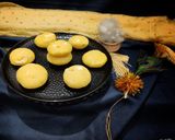 A picture of step 5 of Kesari milk peda.