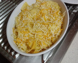 Foto del paso 6 de la receta: Patatas fritas con queso y pavo al horno