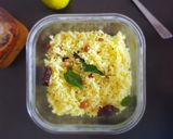 A picture of step 4 of Lemon rice.