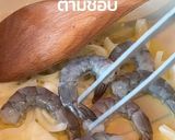 รูปขั้นตอนการทำที่ 3 ของ สปาเกตตี้โรเซ่ กุ้ง🦐
