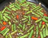 A picture of step 3 of Chinese style French Beans.