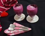 A picture of step 8 of Pink Dragon fruit Sago pudding dessert.