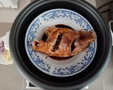 Hình bước làm 2 của món Cá điêu hồng hấp gừng
