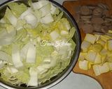 Foto langkah ke 1 dari resep Tumis Sawi Baso Tahu.