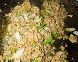 Onion rings with mashed potato