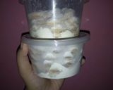 Foto langkah ke 4 dari resep Putri salju teflon, tanpa telur, tanpa gula, tanpa mixer.