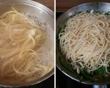 Foto del paso 2 de la receta Vermicellini con judías verdes, cebolla y calamar