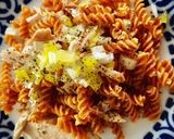 Foto del paso 3 de la receta: Fusilli de lentejas rojas con bonito al aroma de la albahaca