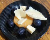 Foto del paso 3 de la receta: Membrillo asados con queso y uvas
