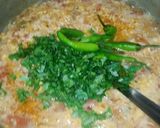 A picture of step 9 of Keema Daal Pulao.