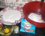 A picture of step 1 of Two tones biscuits baked in Karahi(wok).