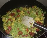 Foto langkah ke 6 dari resep Mie Tek-tek Sawi Hijau.