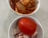 Hình bước làm 1 của món Canh kim chi