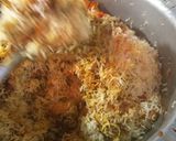 A picture of step 4 of Prawn Biryani 🦐🦐.