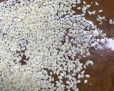 A picture of step 3 of Gur patti.