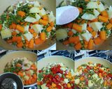 A picture of step 3 of Mix boiled vegetables.