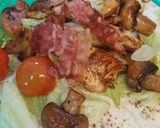 A picture of step 2 of Gluten free wraps 😀BLT.