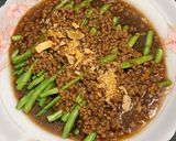 Foto langkah ke 3 dari resep Tumis Baby Buncis Daging Cincang.