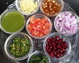 A picture of step 4 of Matra kulche.