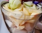 Pas rețetă Budincă cu piure din mai multe fructe 1 fotografie