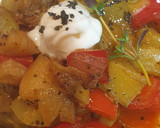 Foto del paso 4 de la receta: Timbal de verduras con huevo a baja temperatura y paprika 🌶